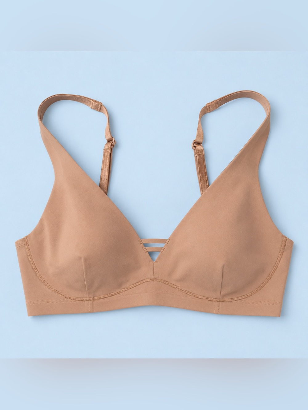 SOMA Essentials Unlined Seamless Wireless  Bra Size 34B  EUC
